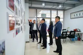 山东工业职业学院党委书记左海青一行到淄博市青年企业家协会调研交流图片