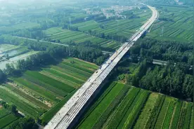 安徽G105亳州段改建工程项目全线贯通图片