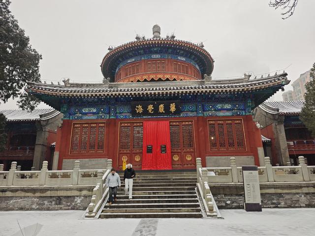 古建里的博物馆清出“赏雪通道”，为观众留住最佳机位