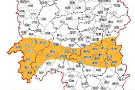 湖南省气象台发布暴雨橙色预警，预计怀化中部、株洲中部局地大暴雨图片