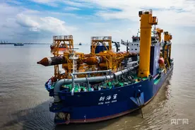 从追赶到超越，百年上航局携大国重器出海中东图片