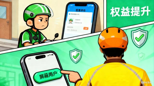 骑手屏蔽顾客，是算法时代劳动者权益的一点进步丨中听