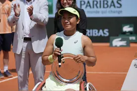 朱珍珍获法网轮椅网球亚军：目标继续创造历史图片