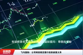 飞马国际：公司将按规定履行信息披露义务