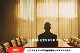 世茂集团宣布许荣茂将退休许世坛接任公司主席视频封面