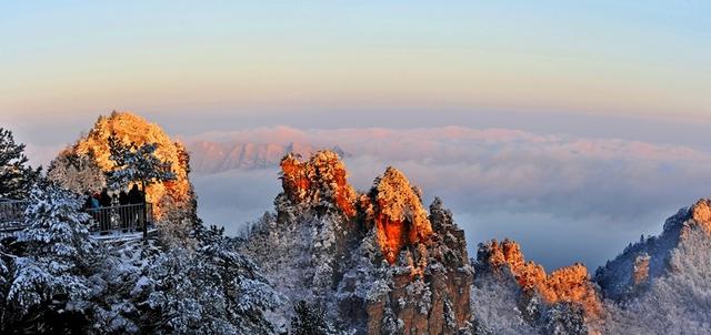 张家界武陵源开启冬季“错峰游”黄金期