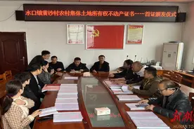 江华水口镇举行农村集体土地所有权不动产权证书首证颁发仪式，营商环境再上新台阶图片