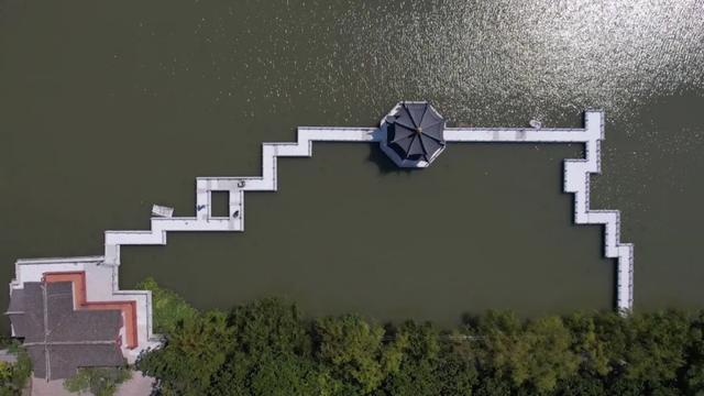 濠河“九曲桥”焕新，收工在即！