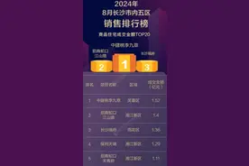 8月长沙卖得好的楼盘公布，教育配套成去化“神器”图片