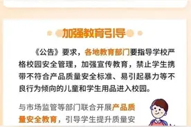 各位家长 这些东西禁止带入学校！图片