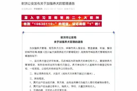 “崇州事件”后多地紧急发文严管养狗，有执法人员上街抓狗，律师：需政府及物业等多方协力图片