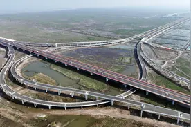 连接杭州湾跨海大桥！宁波“北门户”这条高速要道通车在即图片