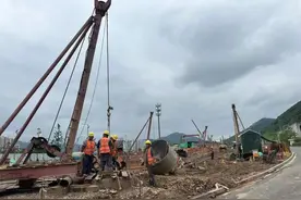 四领一促丨三明市首座挂篮施工桥梁建设正酣图片