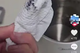 家里的不锈钢水壶总能擦出黑东西，到底咋回事？有毒吗？图片