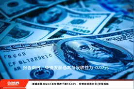 荣盛发展2024上半年营收下降13.46%，经营现金流为负 |中报拆解视频封面