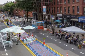 在纽约：一次街区开放后的城市胜利图片