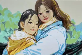 ​因卖画救母上热搜，美院女生小罗实现承诺：用画笔将温暖传递下去图片