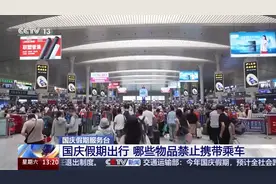 @旅客们 乘火车出行这些物品不能带！图片