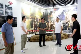 赓续红色血脉、砥砺忠诚担当 省网媒集团菏泽分公司党支部到张和庄社区红色基因传承馆开展主题党日活动图片