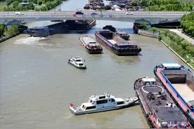 京杭运河苏州北段“大堵船”，目前积压船舶放行完毕图片