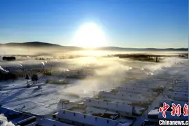 -44.5℃ “中国最冷小镇”呼中冷“冒烟”了图片
