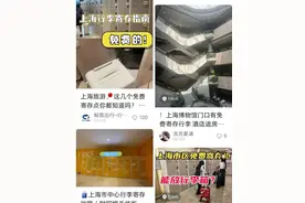 “来上海记住这个位置，可以免费……”这类攻略爆火！图片