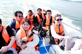 【2024打卡中国】巢湖姥山岛风景如画 外国网红争相打卡“皖美”仙境（组图）图片