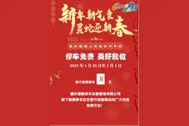 春节期间北碚61个停车点免费开放图片