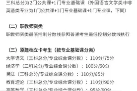 广东专升本招生最低控制分数线公布图片