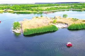 【图说新闻】金昌金水湖：休闲娱乐好去处图片