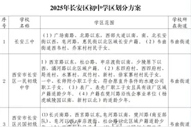 2025年长安区学区划分方案图片