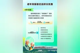 5倍积分！还可以“兑”火车票！官方推出的60岁+福利，速速转发家族群图片