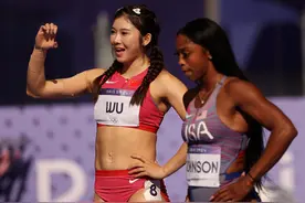 吴艳妮女子100米栏小组第6，携手林雨薇参加复活赛图片