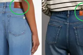 为什么牛仔裤裤腰上都有个皮标？图片