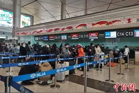 哈尔滨机场迎来返程客流高峰 单日客流量再创新高图片