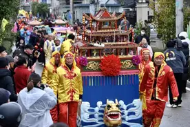 老底子年味浓！宁波宁海近500年历史的“山头村灯人会”闹元宵图片