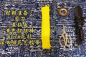 我嘉手工课 | 银杏叶扭扭棒图片