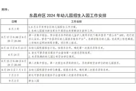聊城东昌府区2024年幼儿园招生工作方案发布 6月17日起报名图片