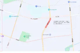 长江路一地道桥维修施工，夜间通行须绕行，路线↘图片
