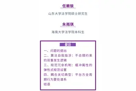 任赖锬 朱雨琪｜算法自我指涉与规范冗余机制的阐释与面对图片