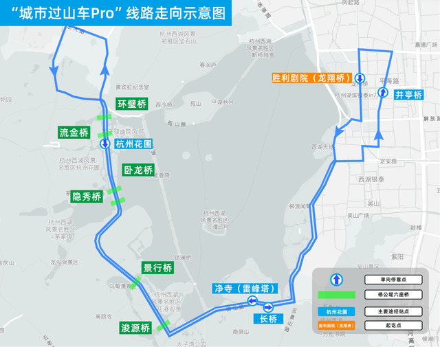 “杨公堤6座拱桥”走两遍，爆红的西湖夜游观光巴士要调整路线