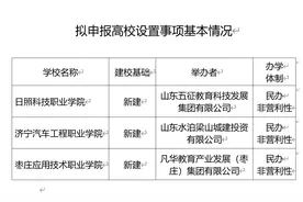 山东省拟新设3所高校图片