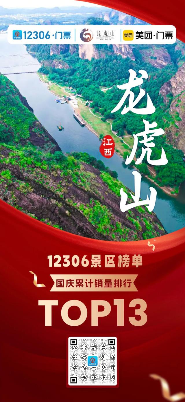 连续6年！龙虎山再度荣获2025年度 “国家5A级旅游景区100强”！