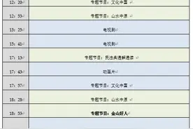 关于金山区广播电视台综合频道 节目调整的公告图片