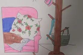 绘画《我家的一角》｜烟台中小学生“才艺秀”作品选登图片