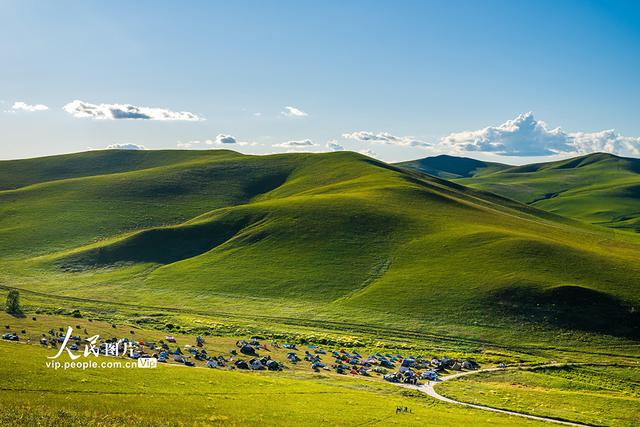 内蒙古霍林郭勒：云上草原景区风景优美