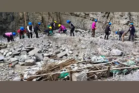 河北涞水：百里峡景区恢复重建进行时图片