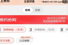 苹果商店崩了！iPhone 16 Pro Max秒没