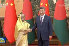 习近平会见孟加拉国总理哈西娜图片