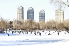 赏景滑冰玩雪样样行，还都免费丨冰城城市公园全员“变身”冰雪游乐园图片